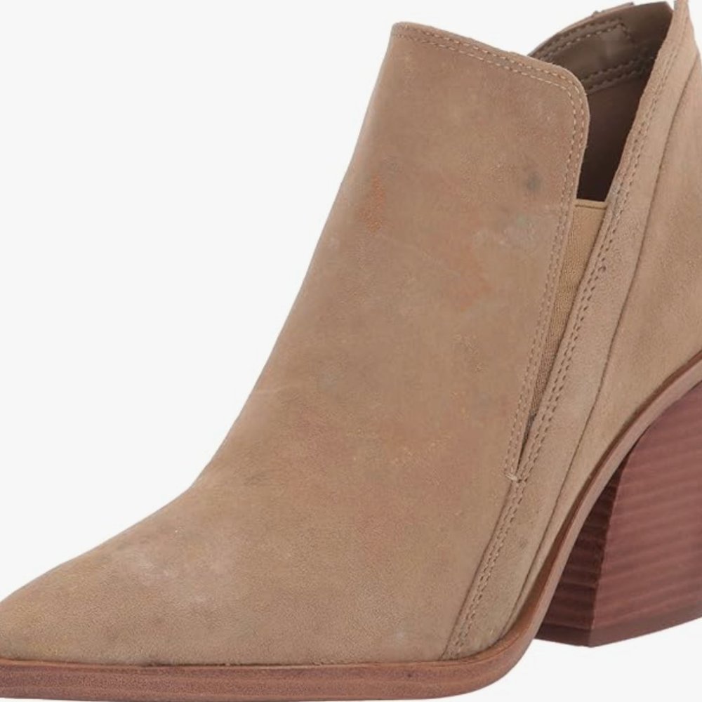 Vince Camuto Women's Gradina Stacked Heel Bootie Ankle Boot